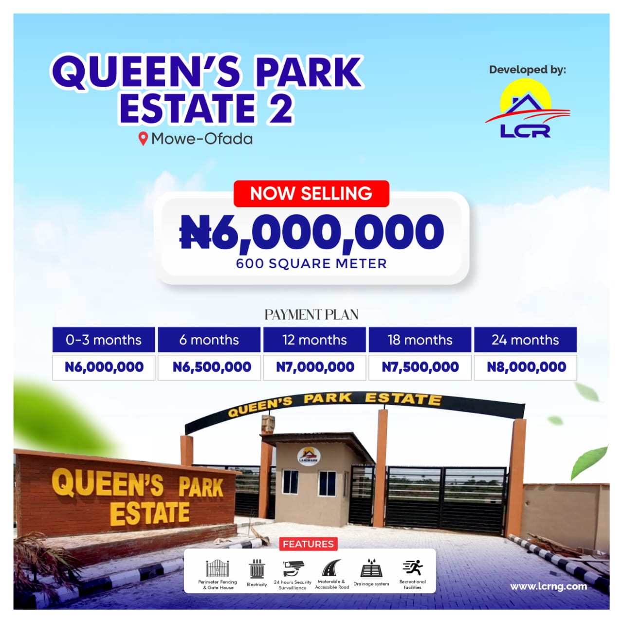 QUEENS PARK ESTATE @ MOWE OFADA