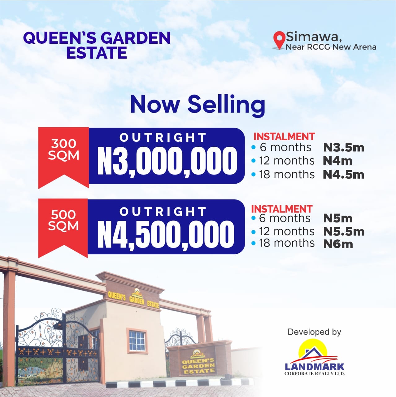 QUEENS GARDEN ESTATE SIMAWA